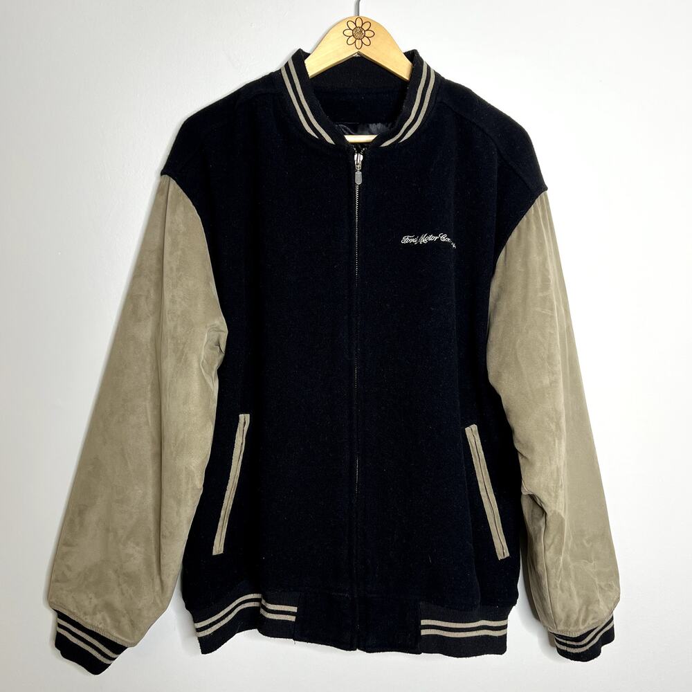 Ford Motor Company Vintage Wool Bomber Jacket